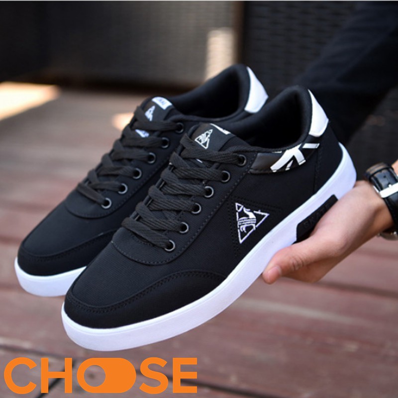 (XẢ KHO HÀNG TỒN) Giày Nam Choose Giày Lười Nam Thể Thao Giá Rẻ /Sneaker Họa Tiết Tam Giác GK6K1 | BigBuy360 - bigbuy360.vn