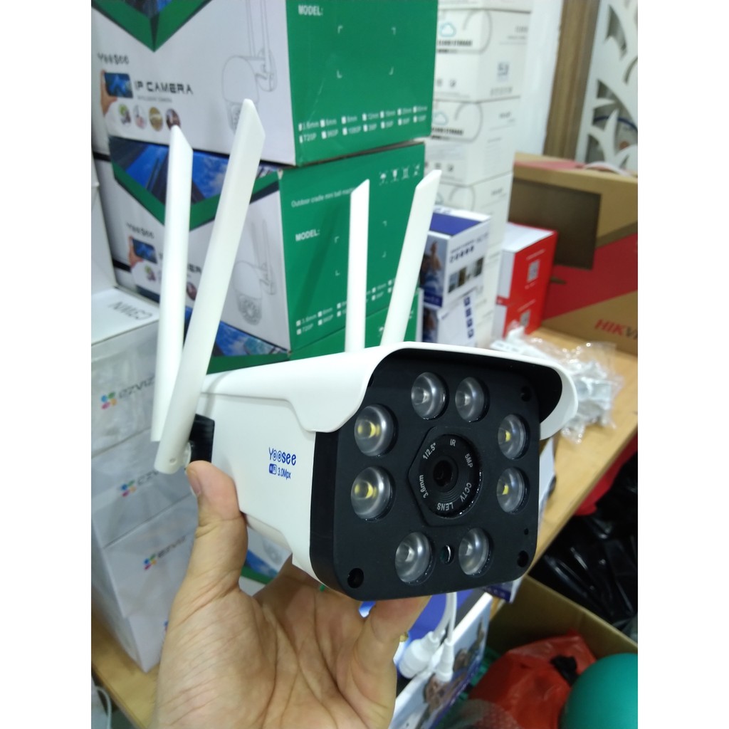 Camera Wifi Yoosee Lắp ngoài trời Full HD 1080P - Có đèn led chiếu sáng | BigBuy360 - bigbuy360.vn