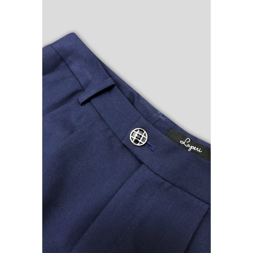 Quần Baggy Nữ Công Sở Lưng Cao LUPERI LFQD279 Chất Liệu Đũi Xước Hàn Quốc Cao Cấp