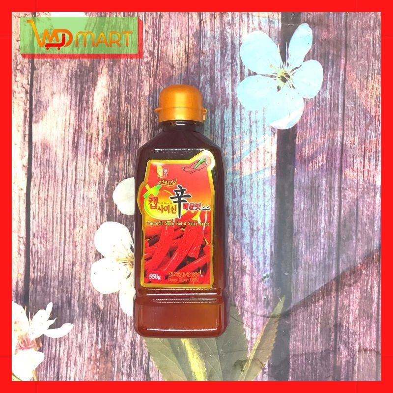 Tinh dầu ớt Capsaicin 550g Nấu mì cay 7 cấp độ