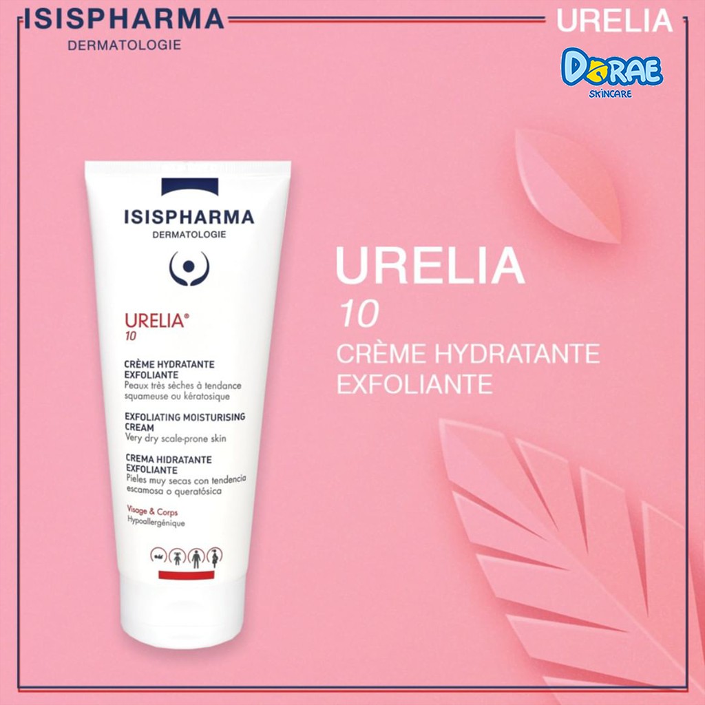 ✅[Chính Hãng Full Tem] Kem hỗ trợ làm dịu da kích ứng tăng sừng, vảy nến, da tiết bã ISIS Pharma Urelia 10 (150ml)