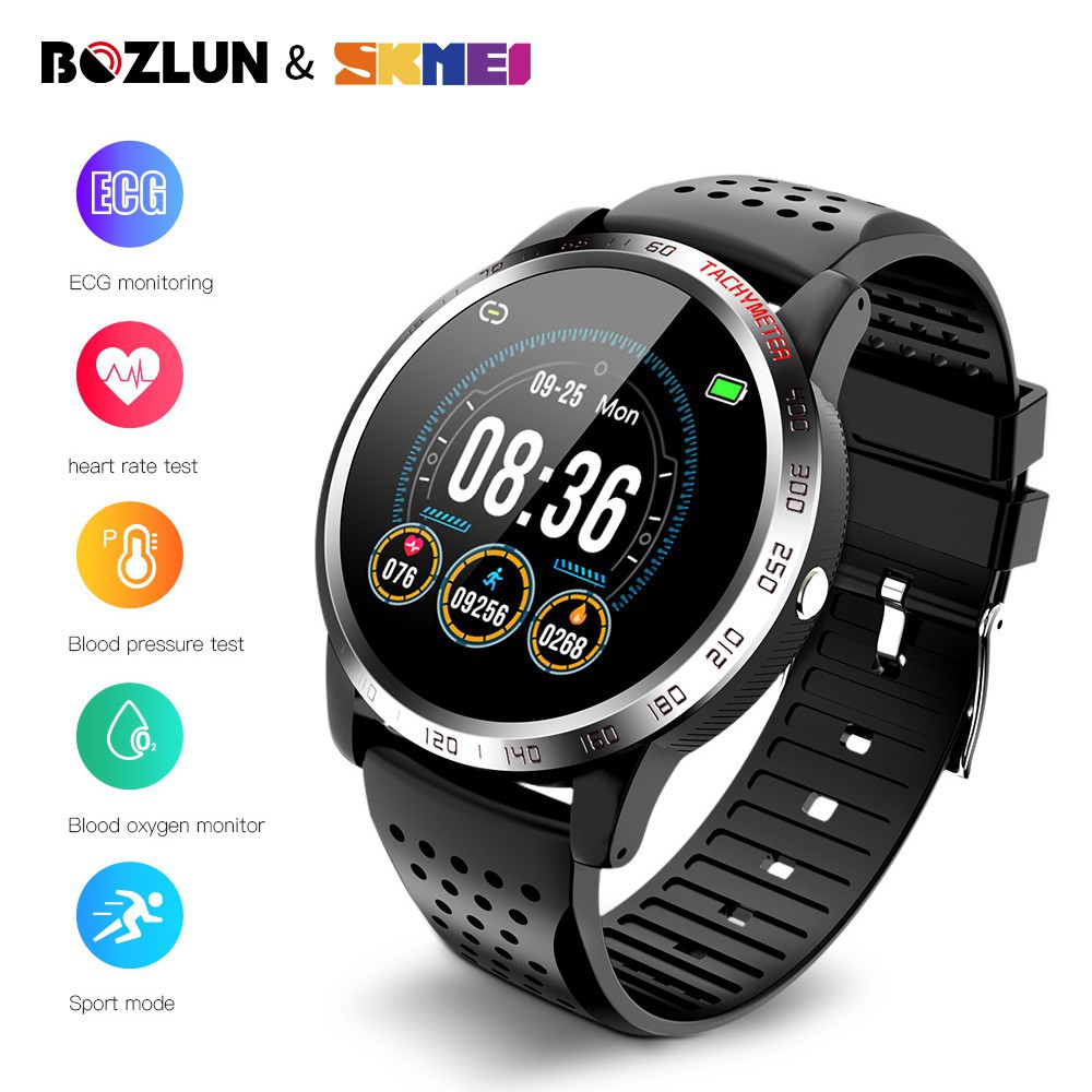 Đồng Hồ SKMEI Bozlun W3 Thể Thao Chống Thấm Nước Đo Huyết Áp Nhịp Tim Oxygen 1.3 Inch