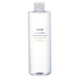 Toner Muji Deep Sea - Nước hoa hồng Muji Light Toning Water Deep Sea 400ml (Bill mua tại Muji Nhật ảnh bên cạnh)