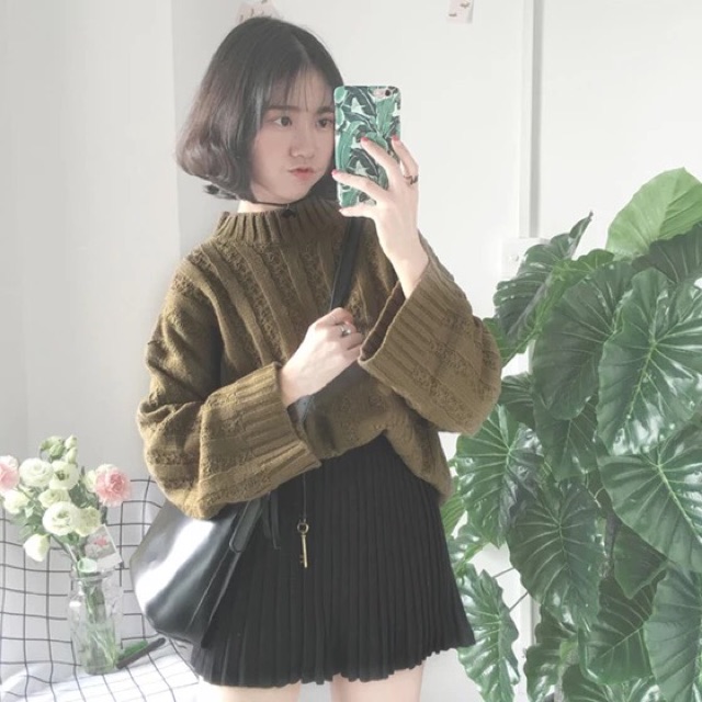 Áo len ulzzang ( có ảnh thật phía sau ) | BigBuy360 - bigbuy360.vn