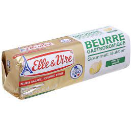ELLE&VIRE BƠ MẶN / LẠT CUỘN 250Gr 82% BÉO