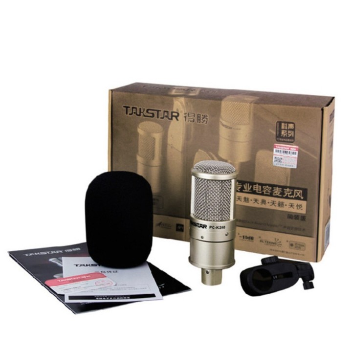 Micro Thu Âm Condenser Takstar PC-K200 (mic)