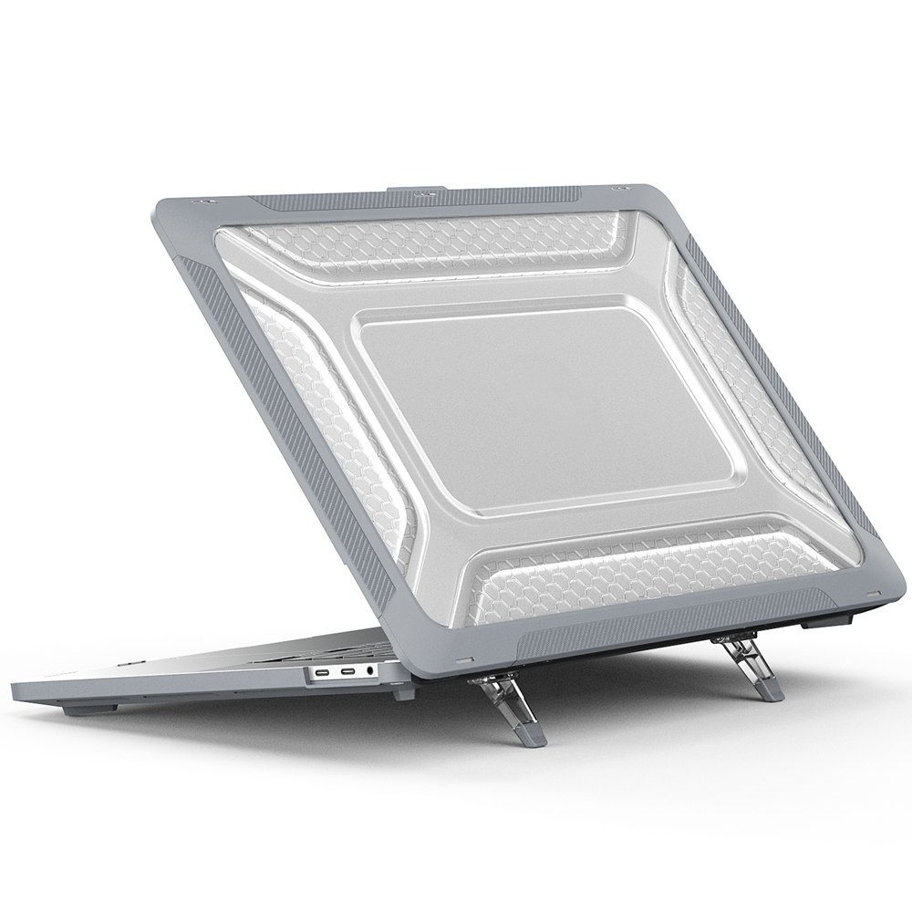 Ốp Bảo Vệ Máy Tính Bảng Bằng TPU Mạ Điện Mỏng Có Giá Đỡ Cho Mac Book Air Pro 13 16 Inch 2020 2018 2019