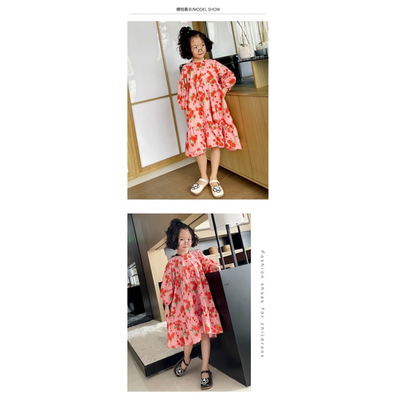 Giày Búp Bê Da Đính Hoa Ngọc Trai Thời Trang Mùa Xuân Dành Cho Bé Gái 2022