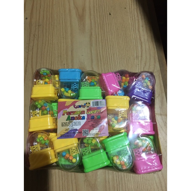 vỉ 30 lọ kẹo xê hình ngôi nhà ( sỉ đồ trẻ em)