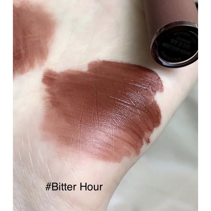 Son Kem 3CE Velvet Lip Tint Bitter Hour Màu Cam Đất Siêu Mịn Môi