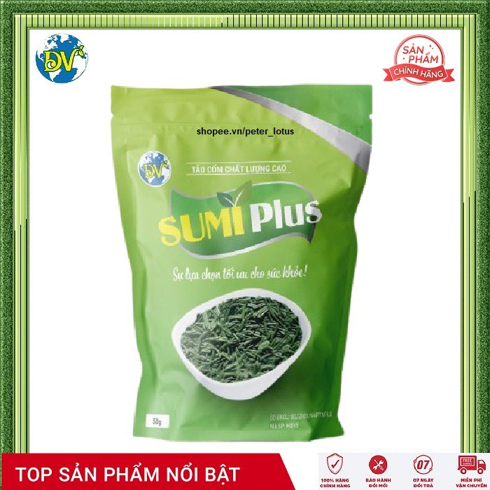 Tảo xoắn SUMI PLUS bịch 50g dạng cốm sấy khô