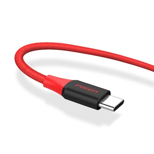 🔰 [ FREE SHIP ] Cáp Pisen Quick Type-C 3A braided 1000mm (USB Type-C, Quick Charging ) - Hàng chính hãng ✅