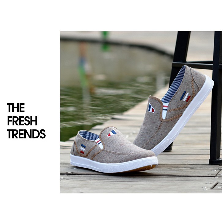 Giày nam - giày lười vải cao cấp thời trang (video) 005 | BigBuy360 - bigbuy360.vn