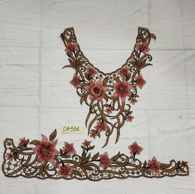 Cổ kèm lại áo mã DA532