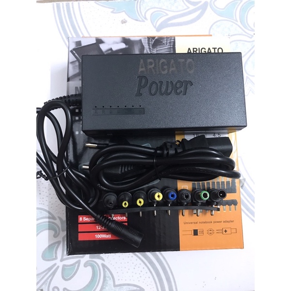 Sạc Laptop Đa Năng 8 Chân Dành Cho Tất Cả Dòng Laptop ,Màn Hình LCD