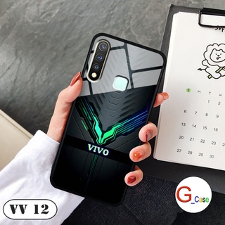 Ốp lưng Vivo Y19  - in hình 3D Logo điện thoại