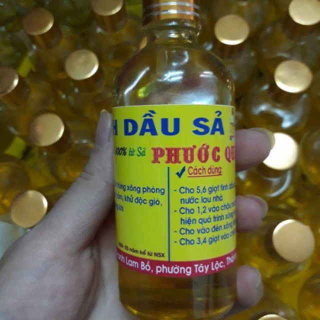 Tinh dầu sả -100ml  ( đuổi muỗi, kiến và côn trùng)