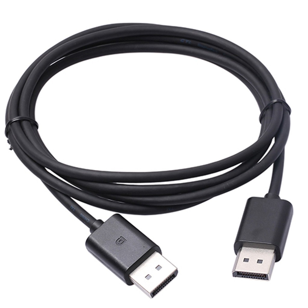 Cable Displayport to Displayport 1.2 Cao Cấp, Cáp DP to DP dài 1.8m Hàng chính hãng