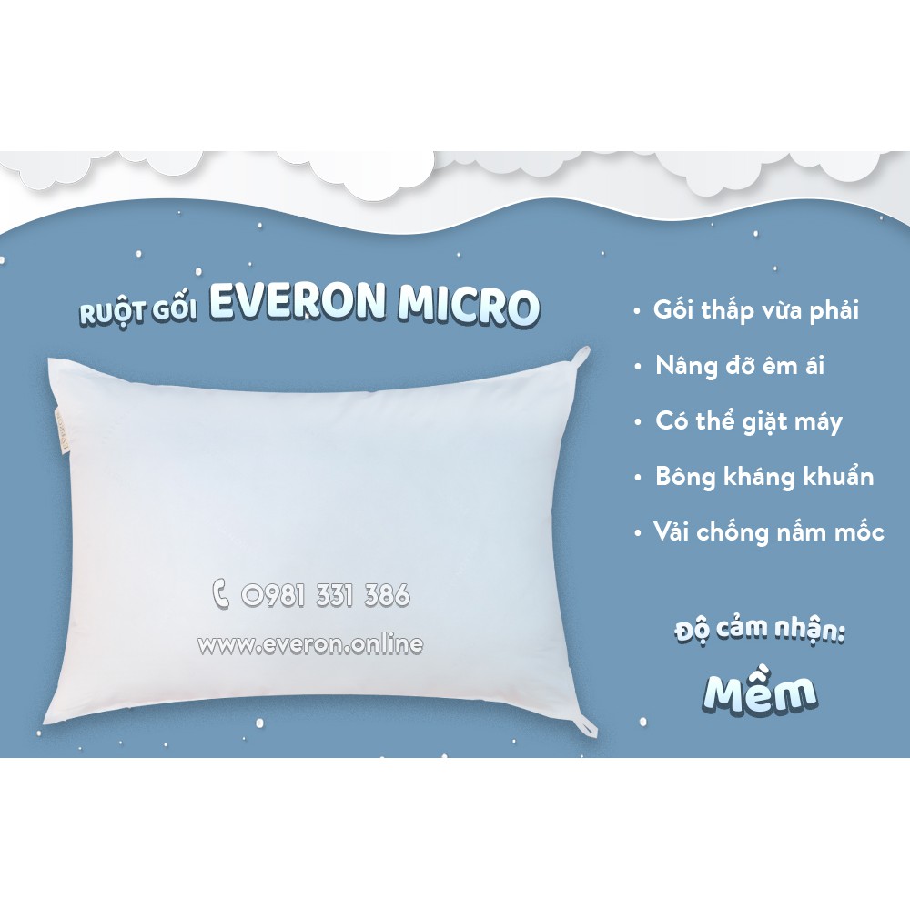 Ruột Gối Everon Micro 45*65 Everon | Hàng Chính Hãng