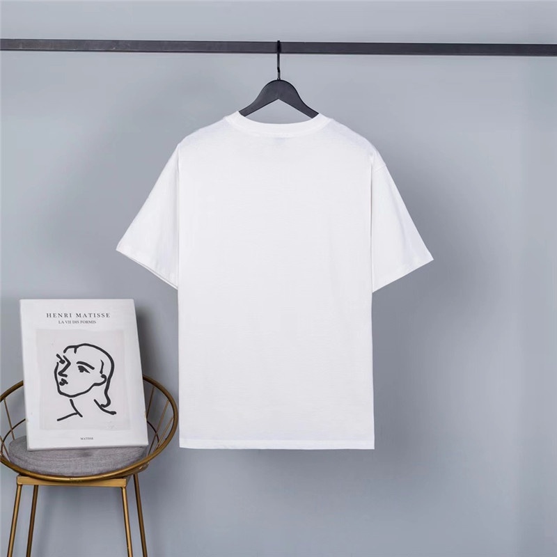 Áo Thun Cotton Tay Ngắn In Chữ Đơn Giản Hợp Thời Trang Cho Nam Và Nữ