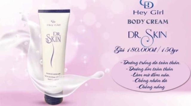 (Sale Sốc Hè) Body trắng da Dr.skin