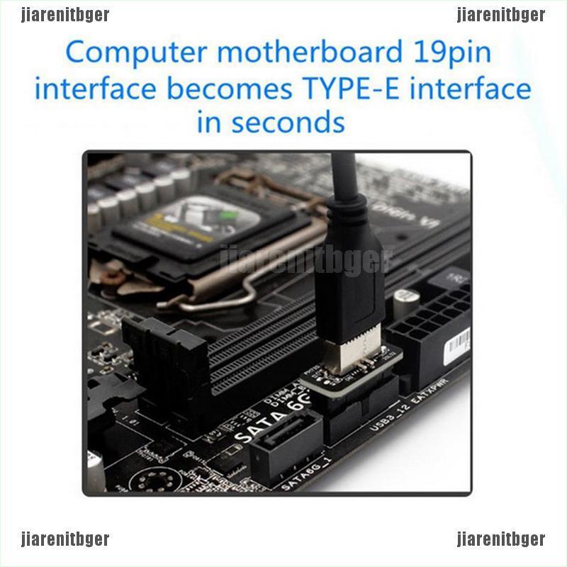 Bộ Chuyển Đổi Usb 3.019p / 20p Sang Type-E90 Độ Cho Bo Mạch Chủ | BigBuy360 - bigbuy360.vn