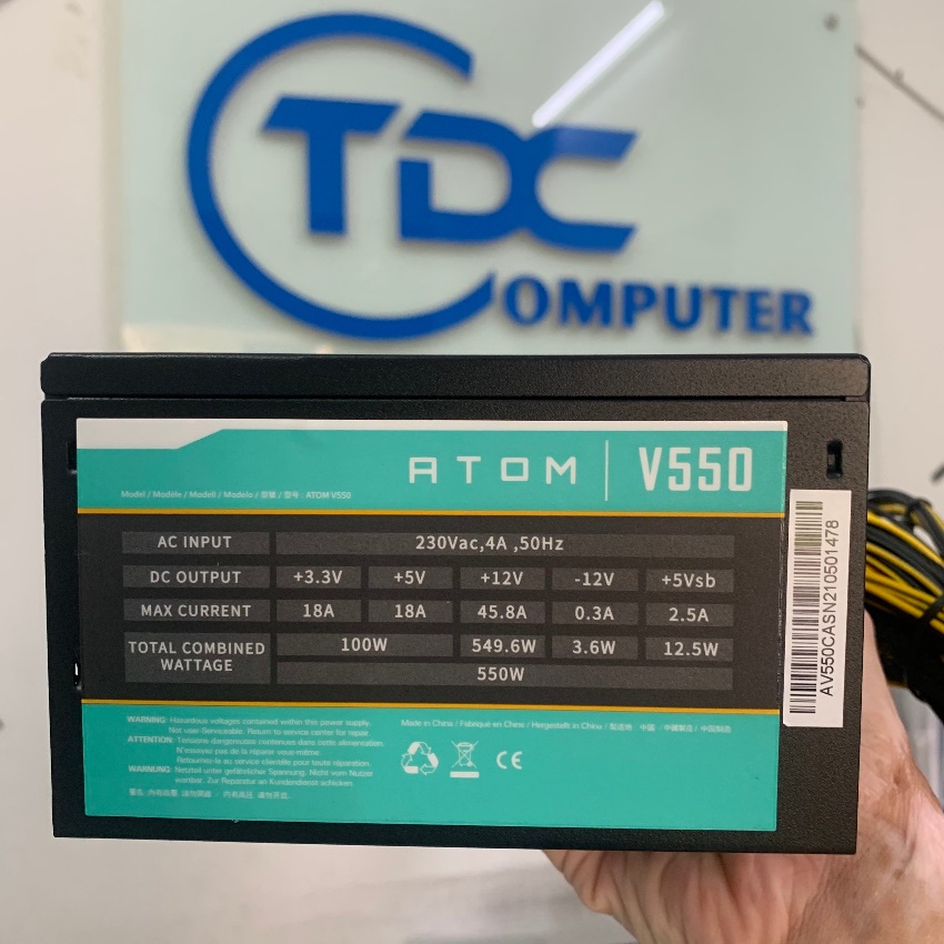 NGUỒN ANTEC V550 NEW BH 36 THÁNG