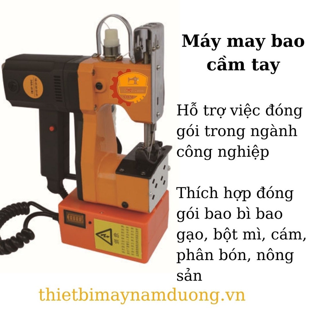 Máy May Bao Bì Chạy Pin  &gt; Máy Khâu Bao Cầm Tay Sử Dụng Pin 36V &gt; Chuyên May bao dệt đựng gạo pp