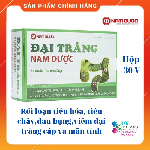 ĐẠI TRÀNG NAM DƯỢC- giảm rối loạn tiêu hoá,tiêu chảy, đau bụng,đầy hơi các triệu chứng đại tràng cấp và mãn tính