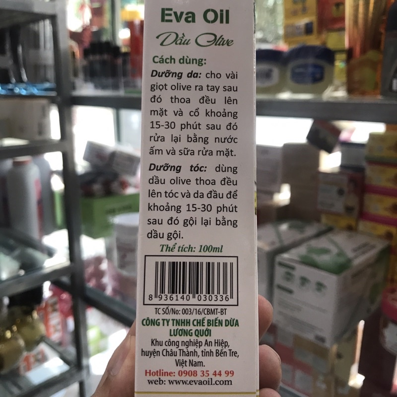 Dầu Olive Nguyên Chất EVA OIL 100ml