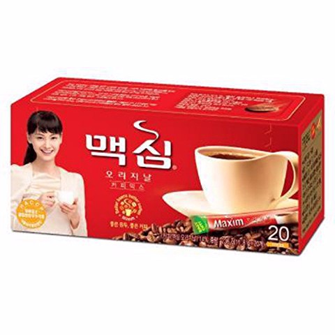 Cà phê hoa tan Maxim Original 12g*20 gói màu đỏ