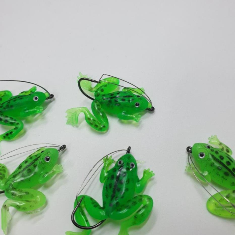 Mồi câu lure nhái silicon có lưỡi chống vướng Mồi giả siêu bền Đồ Câu Việt Bắc _ shop đồ câu Phía bắc