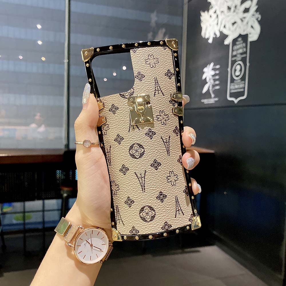 Ốp Điện Thoại Da Cừu Hình Vuông Bảo Vệ Cho Iphone 13 Pro Max 12 Pro Max 11 7 Plus XS Max XR