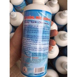 Tẩy mốc tẩy trắng quần áo
