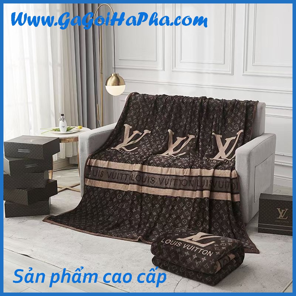 Chăn tuyết nhung cao cấp, mền nỉ lông mềm, mịn 1m5x2m, kèm hộp, dùng văn phòng, cho, biếu, tặng