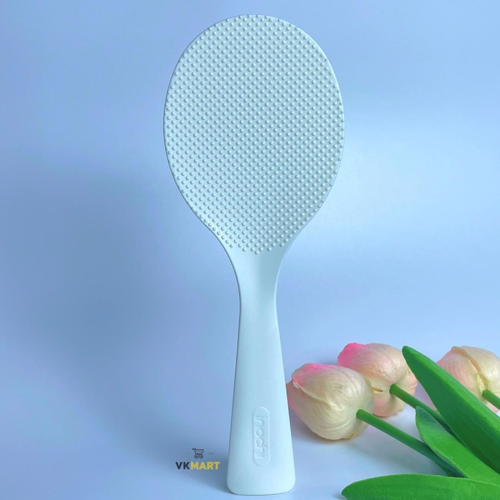 Muôi Xới Cơm Chống Dính,Thìa Xới Cơm Đế Đứng Sendai inochi Cao Cấp