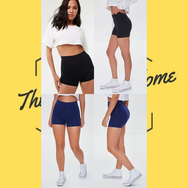 🔥 07.23 RESTOCK 🔥 Quần biker ngắn F21 hot shorts tập gym, quần đùi váy F21 lưng cao