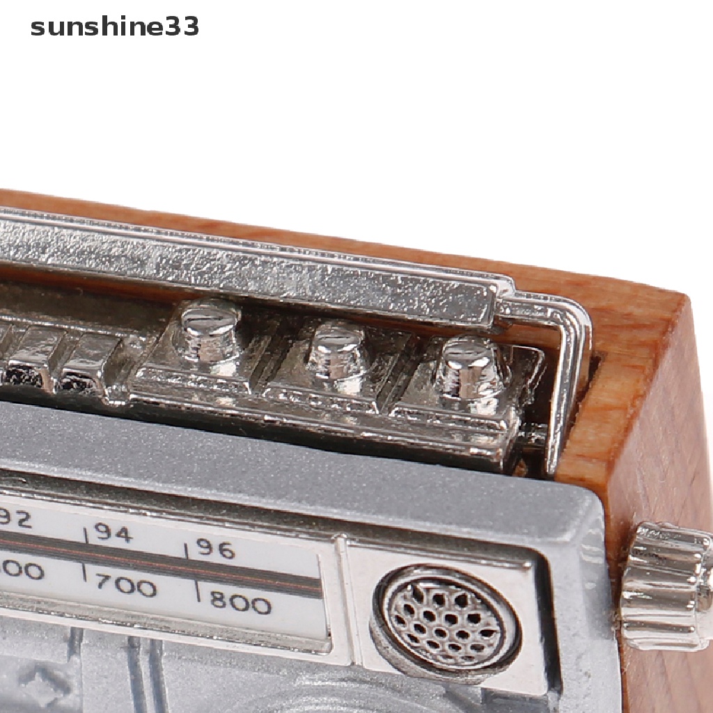 Radio Mini Tỉ Lệ 1: 12 Trang Trí Nhà Búp Bê Phong Cách retro