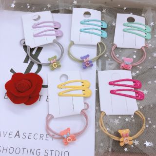 SET 3 CHI TIẾT KẸP BẤM TÓC VÀ CỘT TÓC