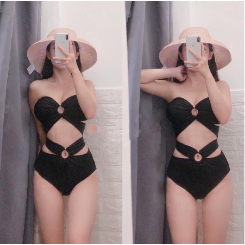 Bikini đi biển 2 mảnh phối khoen tròn