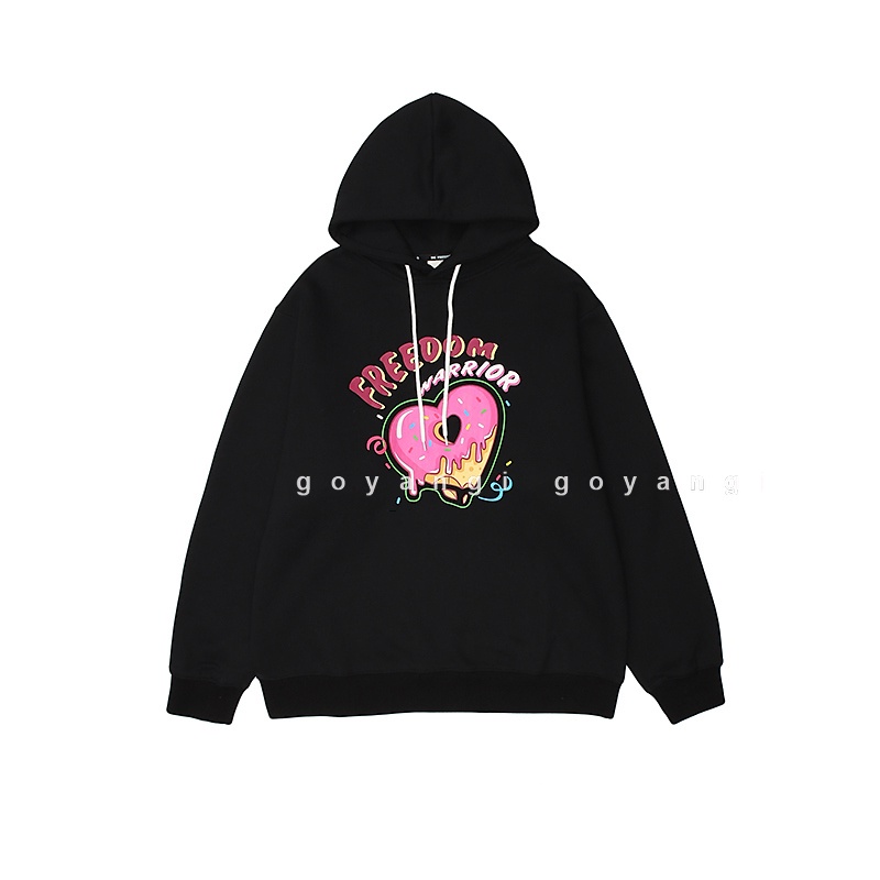 Áo Hoodie GYG Unisex Freedom Form Rộng Oversize Phong Cách Hàn Quốc