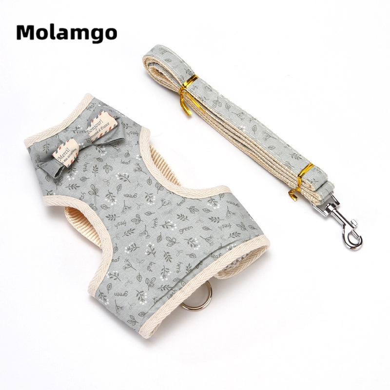 Áo Vest Đính Nơ Chuyên Dùng Dắt Thú Cưng Đi Dạo