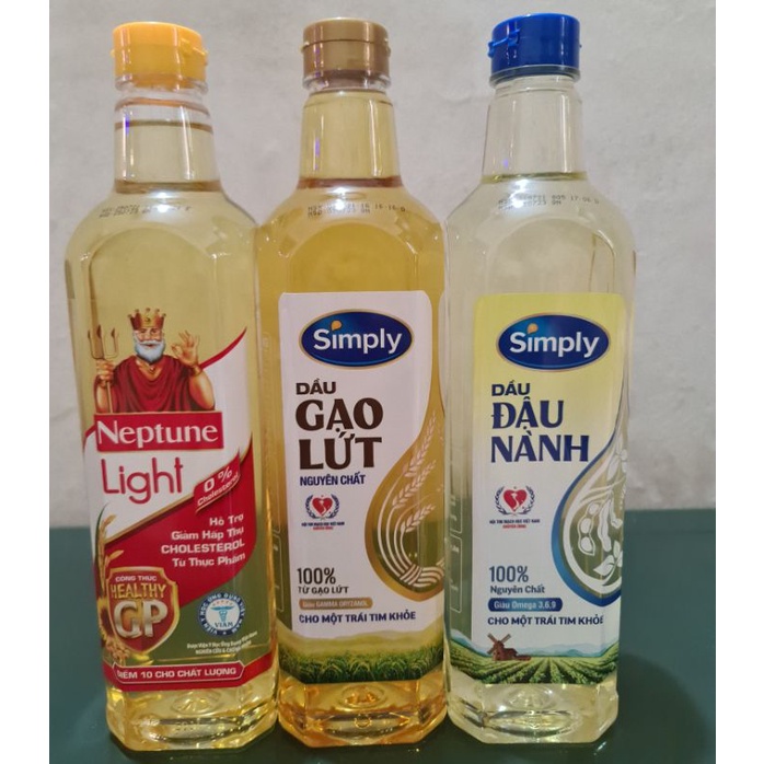 Dầu Ăn Simply/ Neptune Light chai 1 Lít