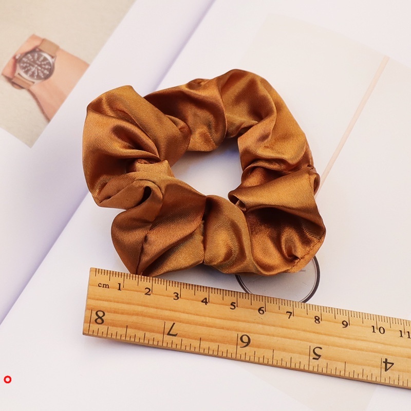 1 dây buộc tóc đuôi ngựa bằng lụa satin co giãn