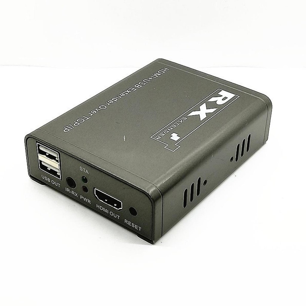 Bộ chuyển đổi kéo dài hdmi qua lan 200m có USB Ho-Link HL-HDMI-200KVM