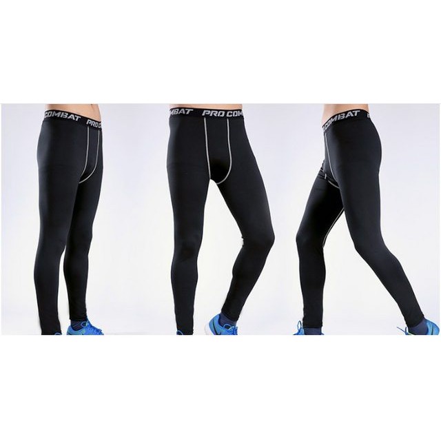 Quần tập gym, Quần Pro Combat - Đen Trơn, Quần thể thao Pro Combat | BigBuy360 - bigbuy360.vn