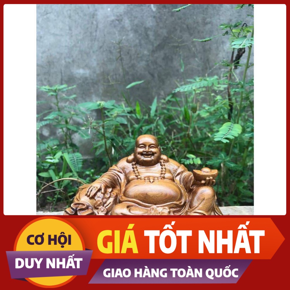 ((GIÁ GỐC )) tượng phật di lặc để ô tô gỗ bách xanh