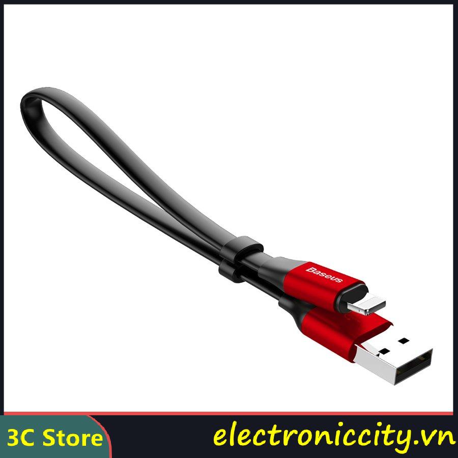 Dây Cáp Sạc Baseus Nimble Series 2a 8 Pin Dài 23cm Cho Iphone