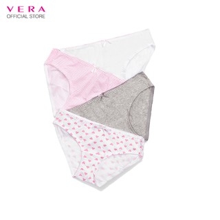 Combo 04 quần lót nữ cotton cạp cao họa tiết 8398