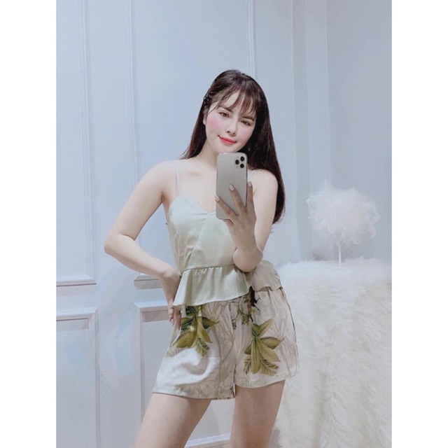 BỘ LỤA HAI DÂY HOẠ TIẾT CAO CẤP